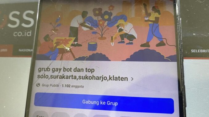 Grup Gay Solo, Surakarta, Sukoharjo, klaten -Warga di Solo, Jawa Tengah mendadak heboh kemunculan grup Gay di media sosial Facebook