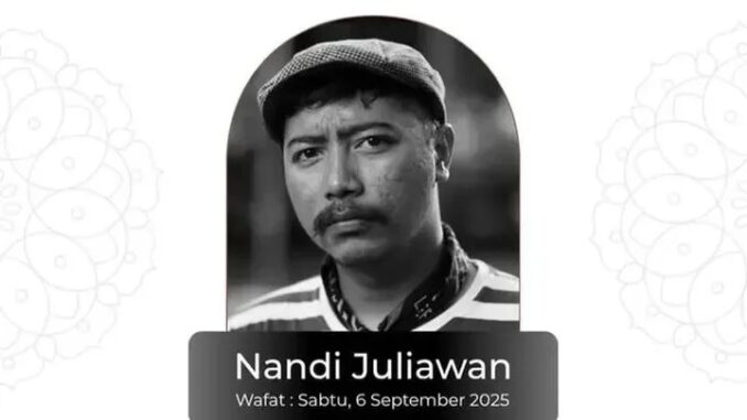 Nandi Juliawan pemeran Encuy 'Preman Pensiun' yang ditemukan meninggal di rumahnya