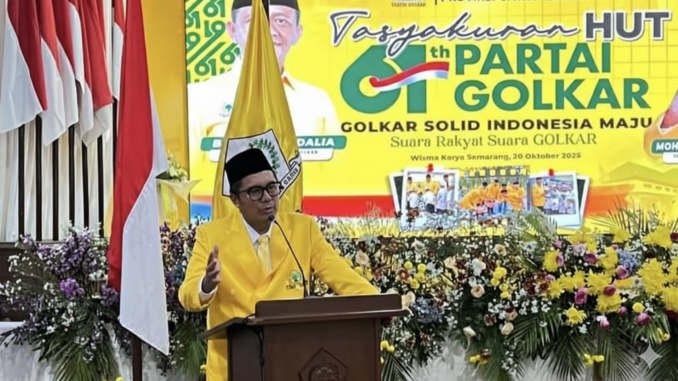 Ketua Dewan Pimpinan Daerah (DPD) Partai Golkar Jawa Tengah (Jateng), Mohammad Saleh