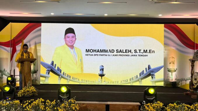 Mohammad Saleh Tegaskan Golkar Jadi Rumah Besar bagi Anak Bangsa Mohammad Saleh Tegaskan Golkar Jadi Rumah Besar bagi Anak Bangsa