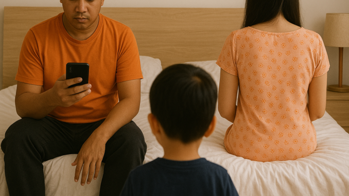 Pasutri Nekat Open BO di Rumah, Suami Jaga Anak Saat Istri Layani Pria Lain Pasutri Nekat Open BO di Rumah, Suami Jaga Anak Saat Istri Layani Pria Lain