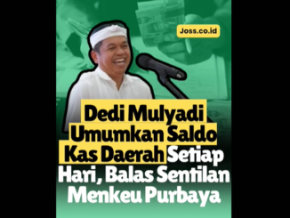 Viral! Dedi Muyadi Umumkan Saldo Kas Daerah Setiap Hari, Balas Sentilan Menteri Purbaya