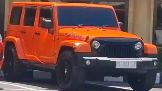 Viral Jeep Rubicon Berpelat Palsu di Mapolrestabes Makassar, Siapa Pemilikya?