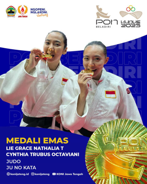 Tim Judo Jateng Raih Emas Jun No Kata di PON Bela Diri 2025 Kudus
