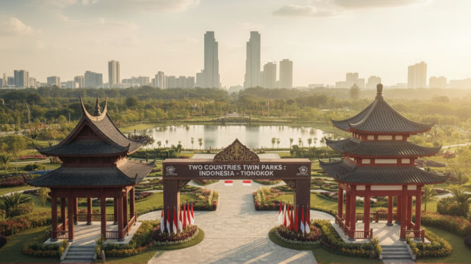 Kerja Sama Indonesia–Tiongkok Two Countries Twin Parks