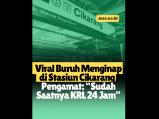 Viral Buruh Menginap di Stasiun Cikarang, Pengamat Sudah Saatnya KRL 24 Jam