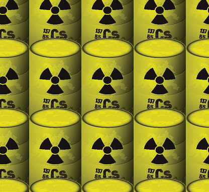 Ilustrasi, cesium-137