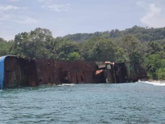 Bangkai Kapal Viking di Pasir Putih Pantai Pangandaran, TKP meninggalnya wisatawan asal Tasikmalaya