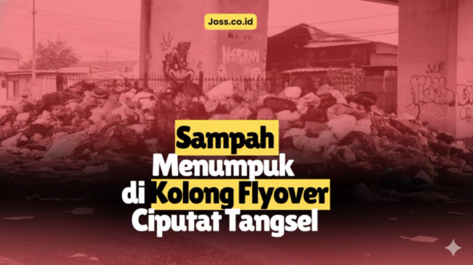 Sampah Menumpuk di Kolong Flyover Ciputat, DPRD Tangsel Desak Pemkot Bertindak Cepat
