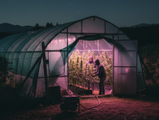 greenhouse pertanian ganja