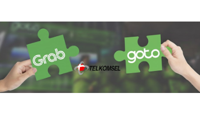 Saham Grab GoTo Telkomsel