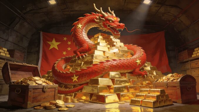 China Timbun Emas demi Geser Dolar AS ? Ini Faktanya