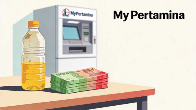 Minyak jelantah di rumah kini bisa jadi rupiah, cukup setor ke box dan saldo langsung masuk aplikasi.