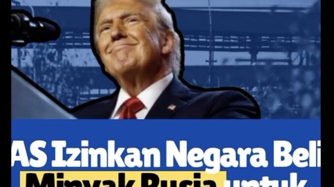 AS mengeluarkan pengecualian sanksi minyak Rusia selama terbatas untuk kargo yang sudah di laut, guna menambah pasokan dan menahan lonjakan harga minyak dunia. AS mengeluarkan pengecualian sanksi minyak Rusia selama terbatas untuk kargo yang sudah di laut, guna menambah pasokan dan menahan lonjakan harga minyak dunia.