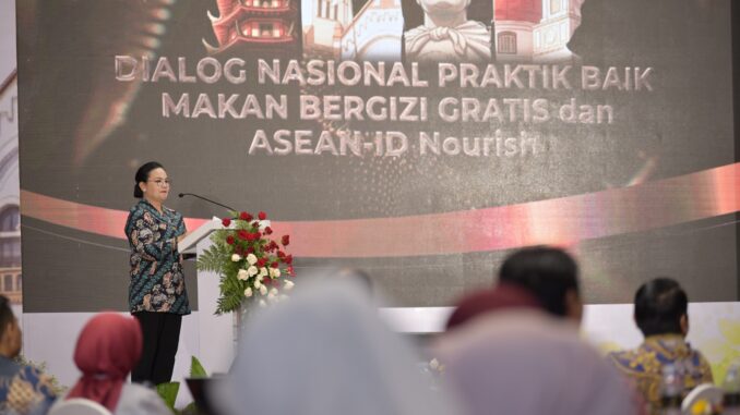 Wali Kota Semarang Agustina Wilujeng membuka Dialog Nasional MBG untuk memperkuat program makan bergizi gratis dan sinergi lintas sektor.