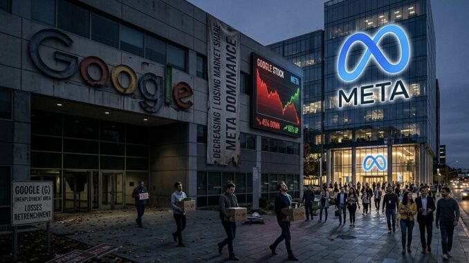Meta Platforms diprediksi lampaui Google di pendapatan iklan global 2026 capai US$243 miliar. Advantage+ jadi kunci sukses, saingi YouTube & TikTok. Meta Platforms diprediksi lampaui Google di pendapatan iklan global 2026 capai US$243 miliar. Advantage+ jadi kunci sukses, saingi YouTube & TikTok.
