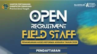 Lowongan kerja Kantor Pertanahan Kabupaten Semarang (Sumber: Instagram @ kantahkabsemarang)