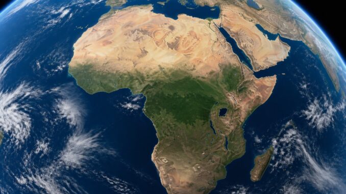 Penelitian terbaru mengungkap Afrika Timur retak lebih cepat dari perkiraan dan berpotensi membentuk samudra baru dalam jutaan tahun mendatang. Penelitian terbaru mengungkap Afrika Timur retak lebih cepat dari perkiraan dan berpotensi membentuk samudra baru dalam jutaan tahun mendatang.