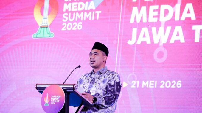 b7cf27a0-c45e-4501-a256-5fd27beb808f Wakil Gubernur Jateng Taj Yasin apresiasi peran media dalam meningkatkan Indeks Demokrasi Indonesia 2025 hingga peringkat tiga nasional.