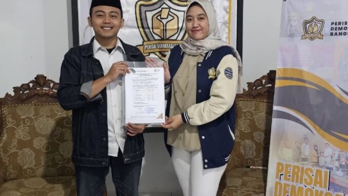 Ahmad Rizqinal Mubarok menyatakan kesiapannya untuk maju sebagai calon Ketua Umum Perisai Demokrasi Bangsa (PDB) Jawa Tengah.