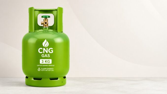Ilustrasi, Pemerintah siapkan CNG 3 kg sebagai pengganti LPG subsidi. Indonesia berpotensi jadi negara pertama di dunia dengan efisiensi subsidi hingga 40%.