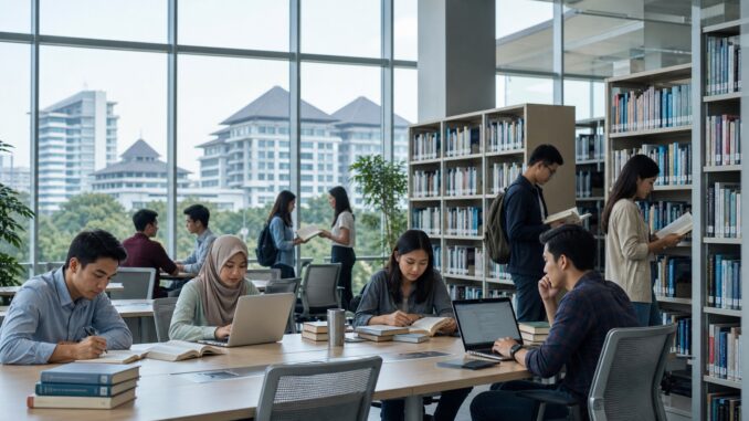 Ilustrasi, QS World University Rankings 2027 menempatkan 20 universitas Indonesia di daftar kampus terbaik dunia, dengan 7 kampus naik peringkat dan 6 hilang dari pemeringkatan.