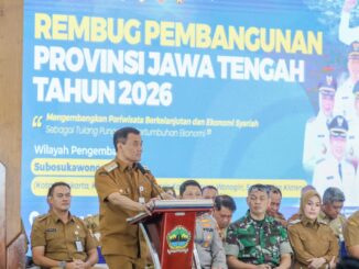 Gubernur Jateng Ahmad Luthfi dorong sinergi lintas sektor jaga lumbung pangan nasional, hadapi kemarau, dan perkuat irigasi di Solo Raya.