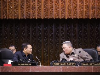 Gubernur Jateng Ahmad Luthfi berbicara soal perlindungan pekerja informal dalam rapat paripurna DPRD Jawa Tengah.