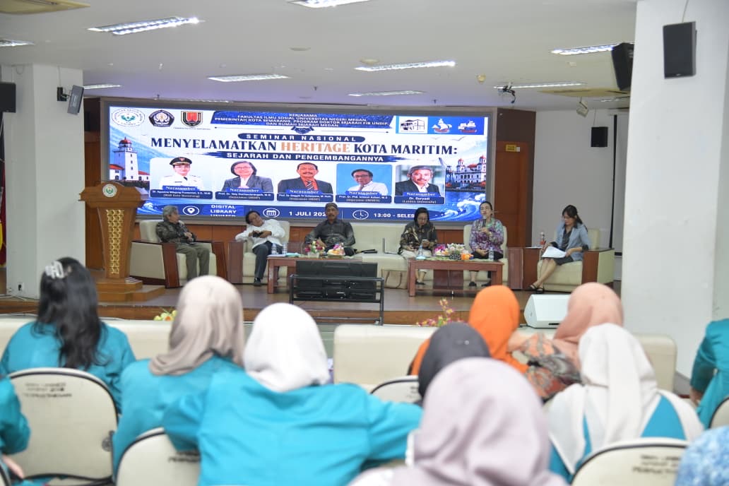 Wali Kota Agustina Wilujeng memaparkan gerakan penyelamatan heritage kota maritim Semarang.