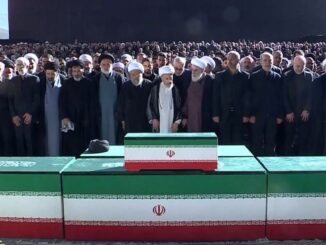 Prosesi Pemakaman Khamenei di Teheran