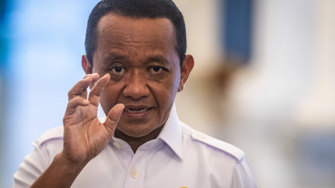 Menteri Energi dan Sumber Daya Mineral (ESDM) Bahlil Lahadalia