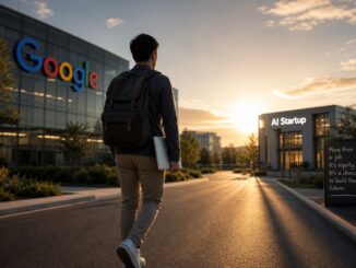 Ilustrasi karyawan Google pindah ke startup AI karena kompensasi lebih besar