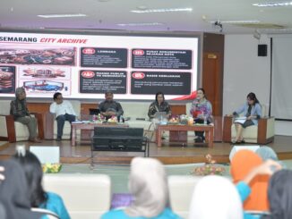 Wali Kota Agustina Wilujeng memaparkan gerakan penyelamatan heritage kota maritim Semarang.