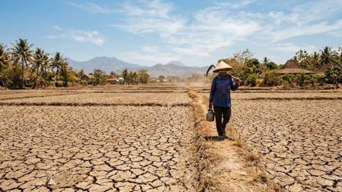 BMKG merilis daftar wilayah terpanas di Indonesia. Suhu maksimum tertinggi mencatatkan rekor hingga 38°C di Lampung akibat dampak El Nino kuat dan musim kemarau. BMKG merilis daftar wilayah terpanas di Indonesia. Suhu maksimum tertinggi mencatatkan rekor hingga 38°C di Lampung akibat dampak El Nino kuat dan musim kemarau.