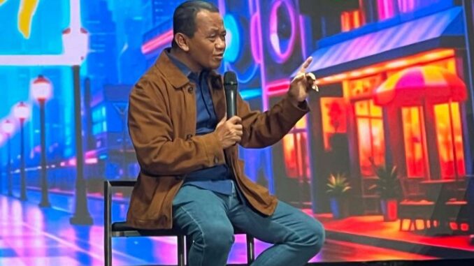 Bahlil Lahadalia hadir mengejutkan di Meet Nite Fest 2026 dan membagikan pesan penting untuk generasi muda tentang kerja keras dan karya.