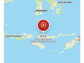 Gempa bumi magnitudo 5,4 guncang Manggarai Timur, NTT pada 20 Agustus 2026. BMKG memastikan gempa dangkal ini tidak berpotensi tsunami.