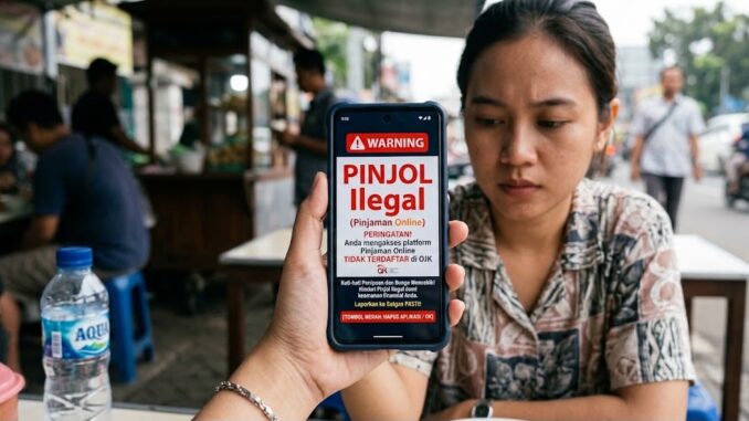 Ilustrasi, Satgas PASTI hentikan 951 entitas pinjol ilegal sepanjang Januari–Juni 2026