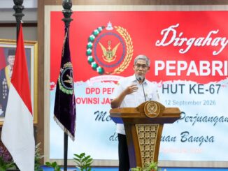 Sekda Jateng Sumarno mengajak Pepabri Jateng terlibat dalam pengentasan kemiskinan dan penanganan masalah sosial pada HUT ke-67 Pepabri di Semarang.