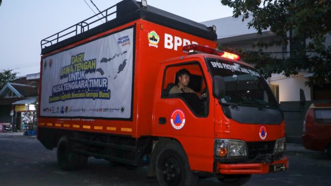 Pemprov Jawa Tengah kembali menyalurkan bantuan tahap kedua bagi korban gempa NTT. Pengiriman diprioritaskan untuk pemenuhan kebutuhan pangan dan sandang.