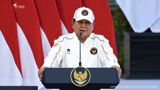 Presiden Prabowo Subianto resmi melepas kontingen Indonesia berkekuatan 430 atlet dari 35 cabor untuk bertanding di Asian Games Aichi-Nagoya 2026 Jepang. Presiden Prabowo Subianto resmi melepas kontingen Indonesia berkekuatan 430 atlet dari 35 cabor untuk bertanding di Asian Games Aichi-Nagoya 2026 Jepang.