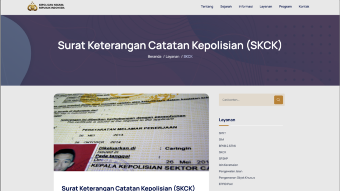 ilustrasi, Panduan lengkap cara membuat SKCK online 2026 melalui aplikasi digital Polri. Cek syarat terbaru Perpol No. 1/2026, biaya Rp30.000, serta aturan perpanjangan.