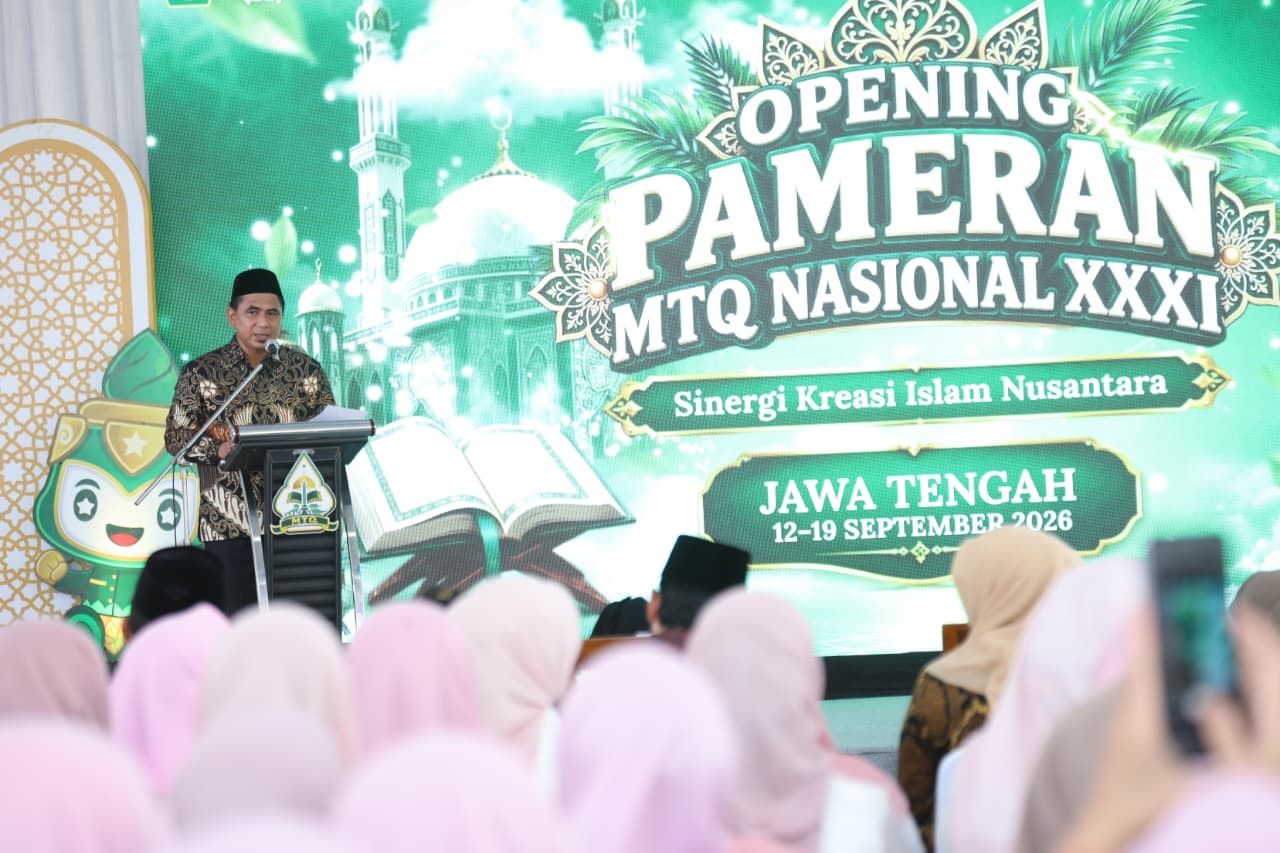Pembukaan Pameran MTQ Nasional XXXI di Semarang jadi ajang perluasan pasar UMKM antardaerah dengan potensi perputaran uang mencapai Rp1,2 triliun.
