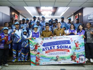 Pj Gubernur Jateng Ahmad Luthfi melepas kontingen SoIna Jawa Tengah untuk ajang Pesonas II 2026 di NTT. Targetkan raih kembali prestasi gemilang!