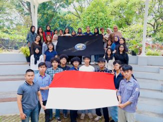 Serat rami Wonosobo mencuri perhatian di WFE 2026 New York lewat Bendera Merah Putih dan Planet Earth Flag.