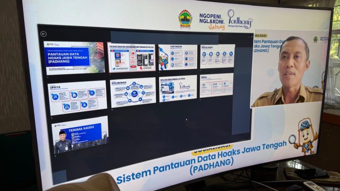 Pemprov Jateng integrasikan platform Padhang dengan LaporGub. Warga kini bisa langsung laporkan hoaks dan disinformasi dengan cepat. Pemprov Jateng integrasikan platform Padhang dengan LaporGub. Warga kini bisa langsung laporkan hoaks dan disinformasi dengan cepat.