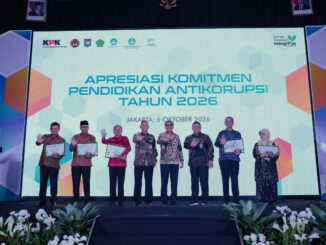 Pemprov Jateng meraih penghargaan dari KPK atas komitmen penguatan integritas pendidikan melalui program Sekolah Berintegritas (SBI) tahun 2026.
