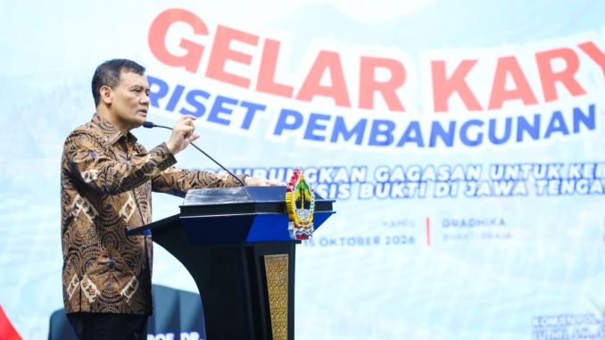 Pemprov Jateng dan BRIN kumpulkan 609 karya riset dan 51 policy brief sebagai dasar pembangunan daerah.