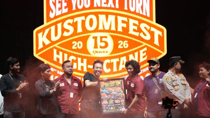 Ilustrasi, KUSTOMFEST 2026 kembali digelar pada 10-11 Oktober di JEC Jogja dengan tema High Octane. Simak jadwal, daftar builder internasional, serta lineup musiknya!