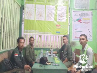 Perhutani KPH Purwodadi bersama Polres Grobogan bersiaga cegah karhutla dan gangguan keamanan hutan di Pos Plang Ijo BKPH Pojok.