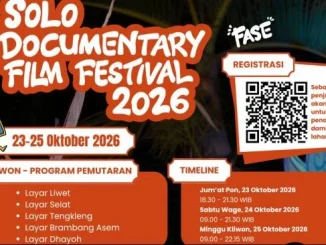SODOC Film Festival 2026 digelar di Surakarta dengan mengusung tema "Fase". Sebagian hasil penjualan tiket didonasikan untuk penanganan karhutla.